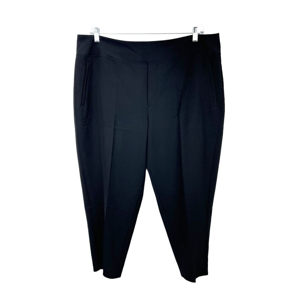 Athleta Endless High Rise Ankle Pant Sz 20 Black PrimaStretch Style 533636